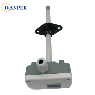 24VDC Power Supply 4-20 mA Duct Mount Air Transmitter Sensor with Customized Support