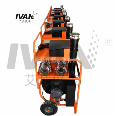 2 to 21 CFM Nozzle Positive and Negative Pressure Duct Air Leakage Tester with Design
